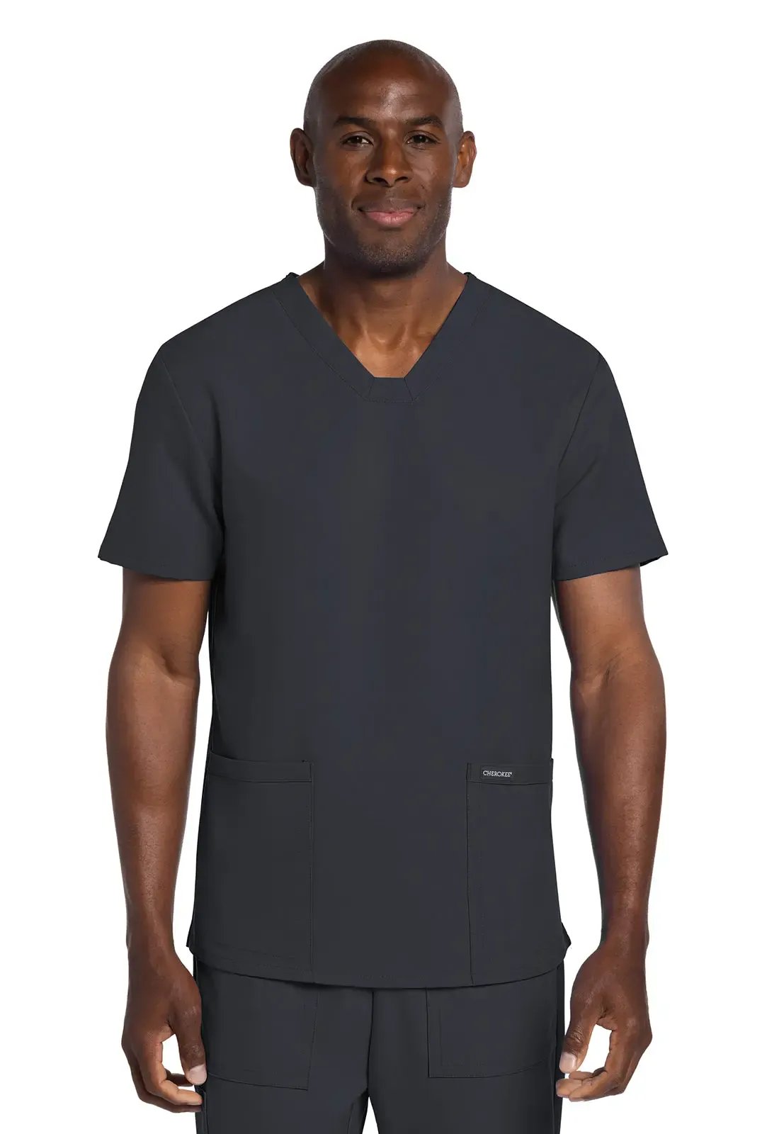 Cherokee Ultra Men's Elevation 2 Pocket Scrub Top CK784A